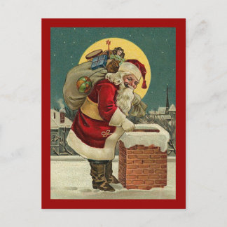 Vintage-Weihnachtsmann-Spielzeug Weihnachten