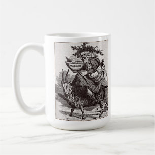 Vintage-Weihnachtsmann-Tasse Kaffeetasse