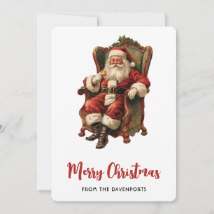 Vintage-Weihnachtsmann traditionelles Weihnachten