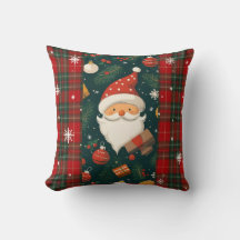 Vintage-Weihnachtsmann-Weihnachts-Wurfkissen