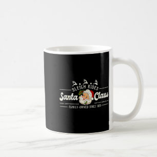 Vintage Weihnachtsmann Weihnachtsschlittenfahrten  Kaffeetasse