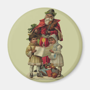 Vintage Weihnachtsmusik Magnet