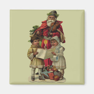 Vintage Weihnachtsmusik Magnet