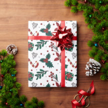Vintage-Weihnachtsmuster-Geschenk