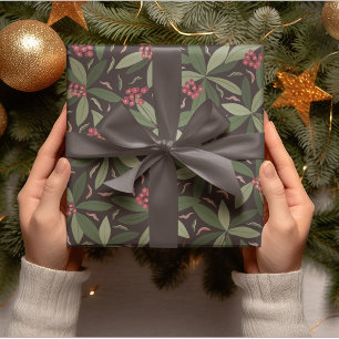 Vintage-Weihnachtsmuster Geschenkpapier