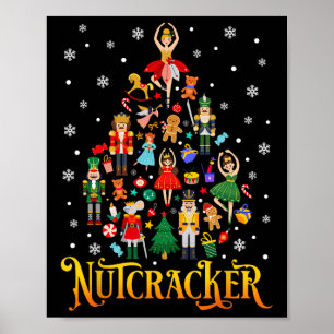 Vintage-Weihnachtsnussknacker-Trupp passende Famil Poster