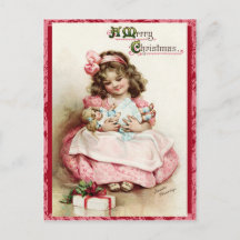 Vintage Weihnachtspostkarte
