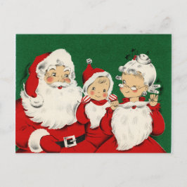 Vintage Weihnachtspostkarte Feiertagspostkarte