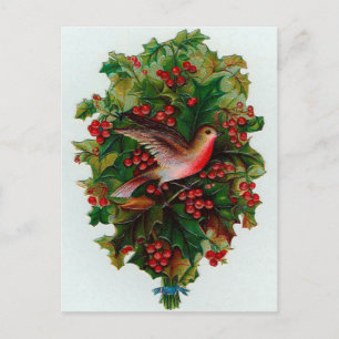 Vintage Weihnachtspostkarte Feiertagspostkarte