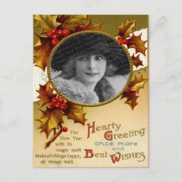 Vintage Weihnachtspostkarte Feiertagspostkarte