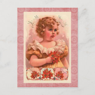 Vintage-Weihnachtspostkarte Feiertagspostkarte