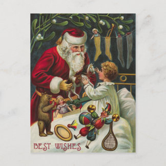Vintage Weihnachtspostkarte Feiertagspostkarte