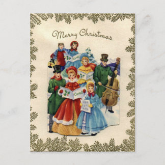 Vintage Weihnachtspostkarte Feiertagspostkarte