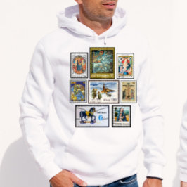Vintage-Weihnachtspoststempel T-Shirt