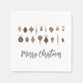 Vintage Weihnachtsschmuck Serviette