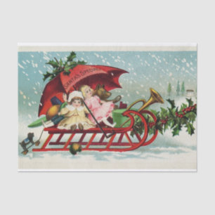 Vintage Weihnachtsschnecke Seidenpapier