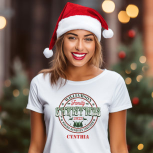 Vintage Weihnachtsvorlage T-Shirt