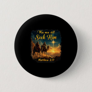 Vintage Weise Männer suchen ihn Jesus 3 Könige Wei Button