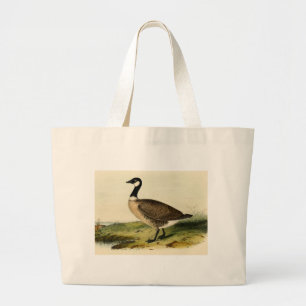 Vintage weiße Necked Gans Jumbo Stoffbeutel