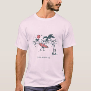Vintage Wellenreiter - Wellenreiter für Leben T-Shirt