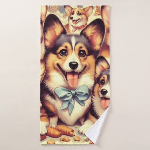 Vintage Welsh Corgi Cardigan sans couture
