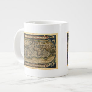 Vintage Weltatlas Historisches Design Jumbo-Tasse