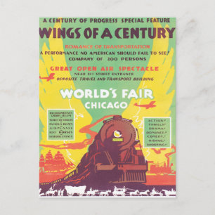 Vintage Weltausstellung Chicago Postkarte