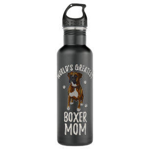 Vintage Weltbeste Boxer Mama Funny Dog Mama P Edelstahlflasche