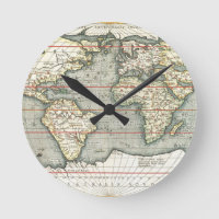 Vintage Weltkarte von Abraham Ortelius 1587-1595