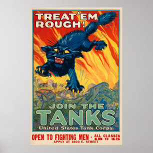Vintage Werbeplakat Poster