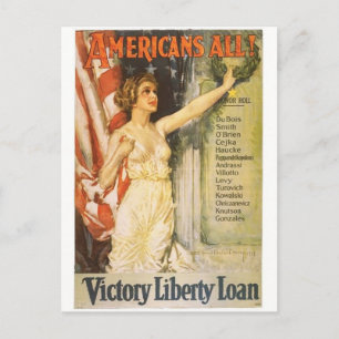 Vintage-Werbeplakat-Postkarte Postkarte