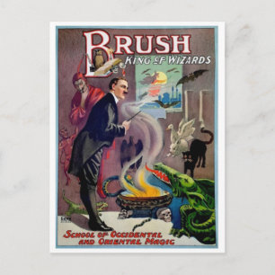 Vintage-Werbeplakat-Postkarte Postkarte