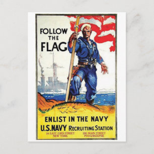 Vintage-Werbeplakat-Postkarte Postkarte