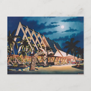 Vintage-Werbeplakat-Postkarte Postkarte
