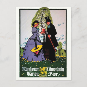 Vintage-Werbeplakat-Postkarte Postkarte