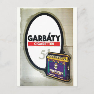 Vintage-Werbeplakat-Postkarte Postkarte