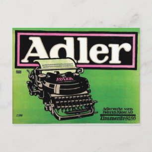 Vintage-Werbeplakat-Postkarte Postkarte