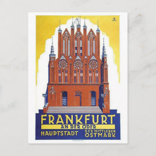 Vintage-Werbeplakat-Postkarte Postkarte