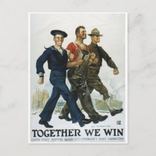 Vintage-Werbeplakat-Postkarte Postkarte