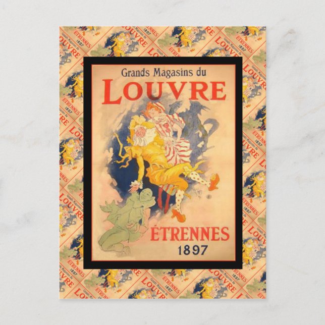 Vintage Werbung, Frankreich, Etenes 1897 Postkarte (Vorderseite)