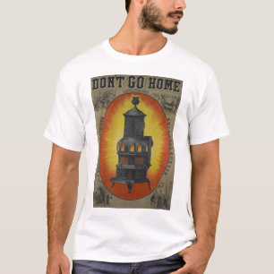 Vintage Werbung für Dubuque Soft Coal Burner. T-Shirt
