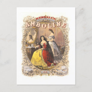 Vintage Werbung für Kendall's Amboline Postkarte