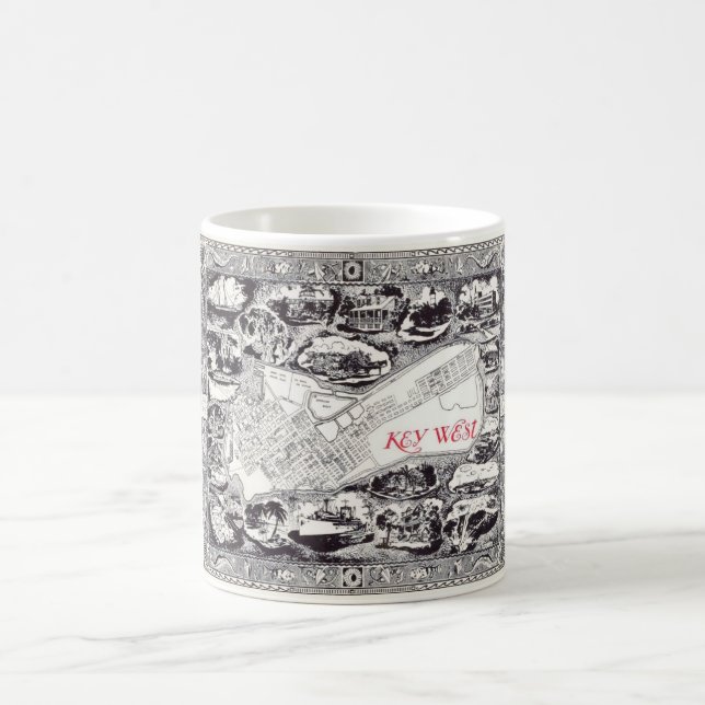 Vintage West-Postkarte Kaffeetasse (Mittel)