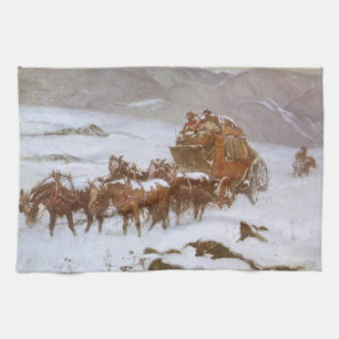 Vintage West, Warum die Post spät dran war von Ber Geschirrtuch