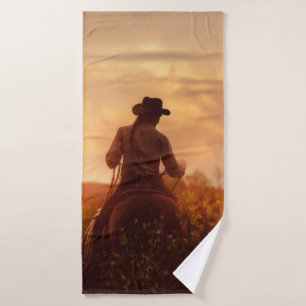 Vintage western cowboy portrait