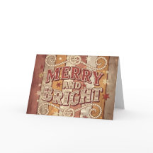 Vintage Western Frohe Weihnachten