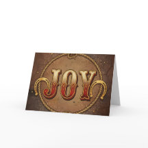 Vintage Western Joy Weihnachten