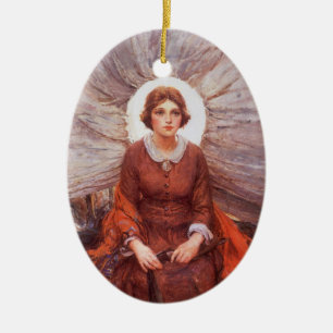 Vintage Western, Madonna der Prärie von Koerner Keramikornament