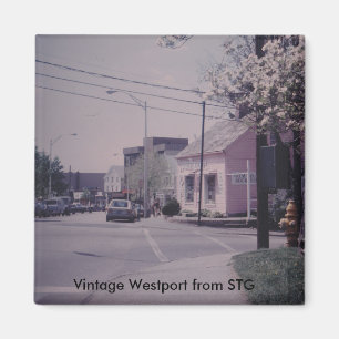 Vintage Westport Magnet - Magasin de livres remarq
