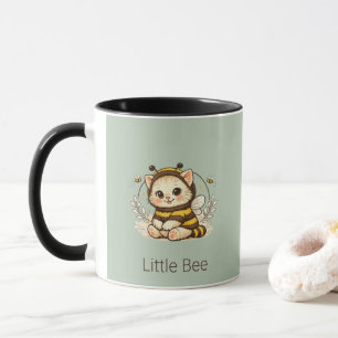 Vintage Whimsical Kitten-Biene-Kostüm-Kunst Tasse